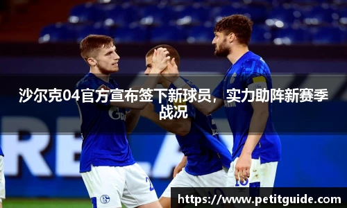 沙尔克04官方宣布签下新球员，实力助阵新赛季战况